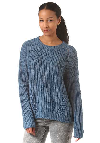 Element Farewell - Blu Donna Accogliente Knitwear (K3438)